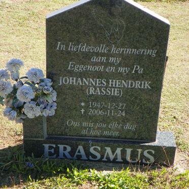 ERASMUS Johannes Hendrik 1947-2006