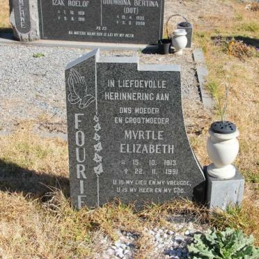 FOURIE Myrtle Elizabeth 1913-1991