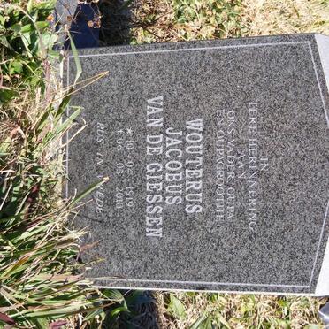 GIESSEN Wouterus Jacobus, van de 1919-2010