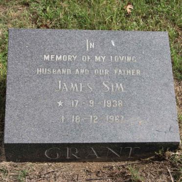 GRANT James Sim 1938-1967