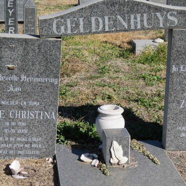 GELDENHUYS Z.A.S. 1926-1996 &amp; Grace Christina 1930-2006