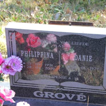 GROVÉ Danie 1927- &amp; Philippina 1924-2009