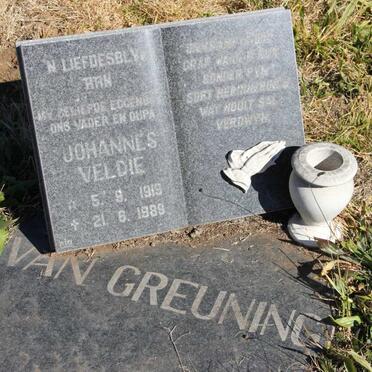 GREUNING Johannes, van 1919-1989