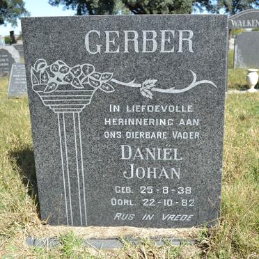 GERBER Daniël Johan 1938-1982