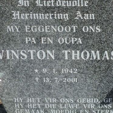 GIBBON Winston Thomas 1942-2001