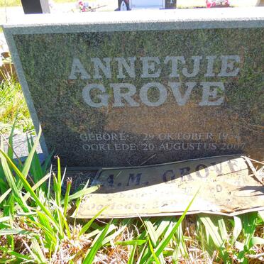 GROVE A.M. 1934-2007