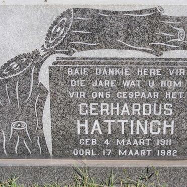 HATTINGH Gerhardus 1911-1982