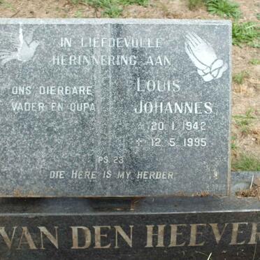 HEEVER Louis Johannes, van den 1942-1995