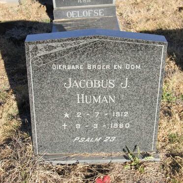 HUMAN Jacobus J. 1912-1980