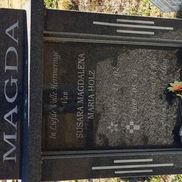 HOLZ Susara Magdalena Maria 1957-2009