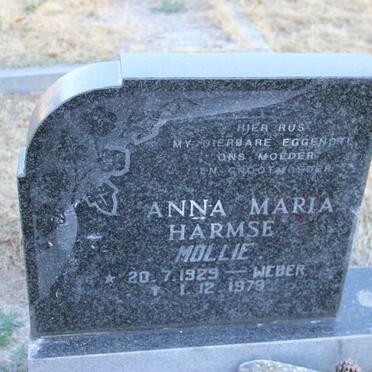 HARMSE Anna Maria nee WEBER 1929-1979