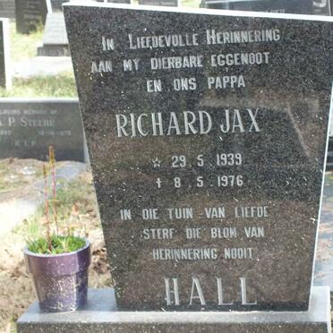 HALL Richard Jax 1939-1976