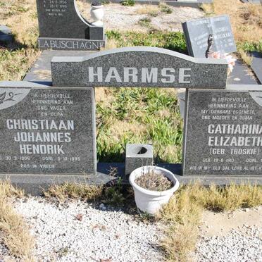 HARMSE Christiaan Johannes Hendrik 1906-1995 &amp; Catharina Elizabeth TROSKIE 1910-1991