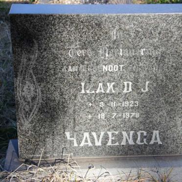 HAVENGA Izak D.J. 1923-1978