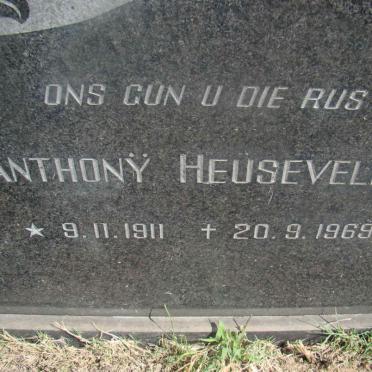 HEUSEVELDT Anthony 1911-1969