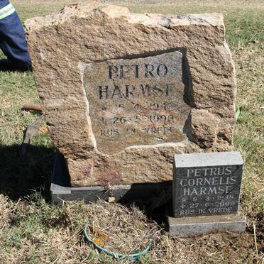 HARMSE Petrus Cornelis 1938-2009 &amp; Petro 1942-1990