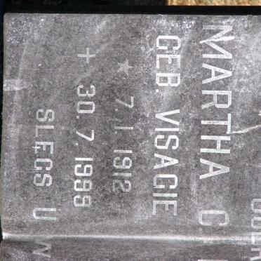 HEERDEN Hermanus, van 1911-1980 &amp; Martha C. VISAGIE 1912-1999