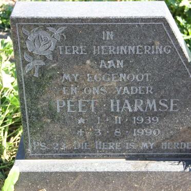 HARMSE Peet 1939-1990