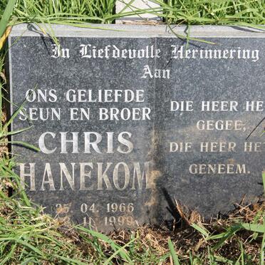 HANEKOM Chris 1966-1999