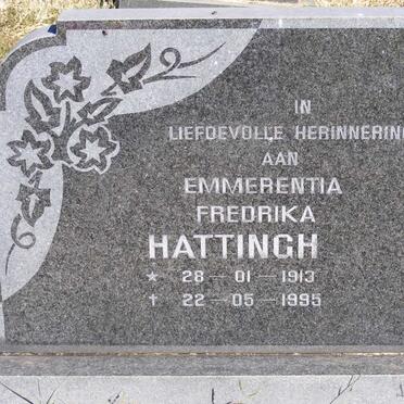 HATTINGH Emmerentia Fredrika 1913-1995