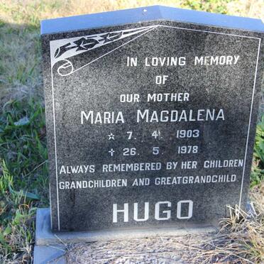 HUGO Maria Magdalena 1903-1978