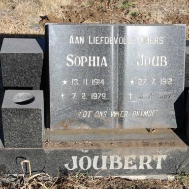 JOUBERT Joub 1912-1987 &amp; Sophia 1914-1979