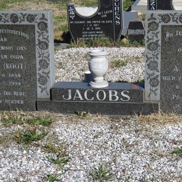 JACOBS J.P.J. 1934-1993 &amp; A.M. VISSER 1937-