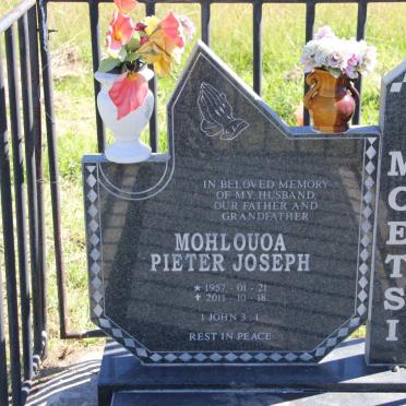 JOSEPH Mohlouoa Pieter 1957-2011