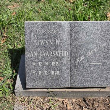 JAARSVELD Alwyn J., van 1921-1970