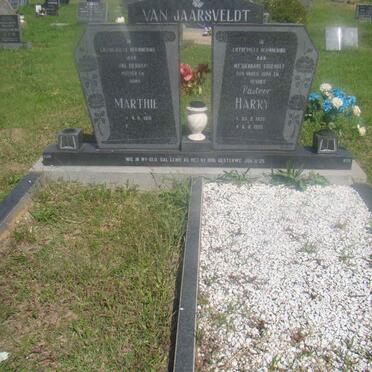 JAARSVELDT Harry, van 1930-1999 &amp; Marthie 1931-