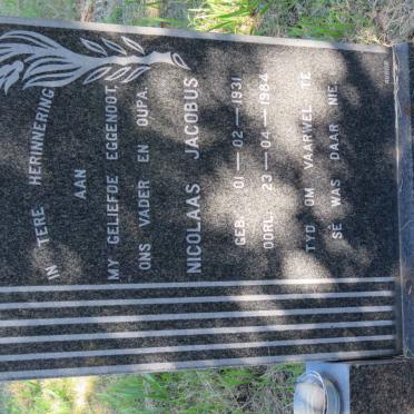 JAARSVELDT Nicolaas Jacobus, van 1931-1984