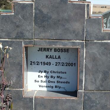 KALLA Jerry Bosse 1949-2001