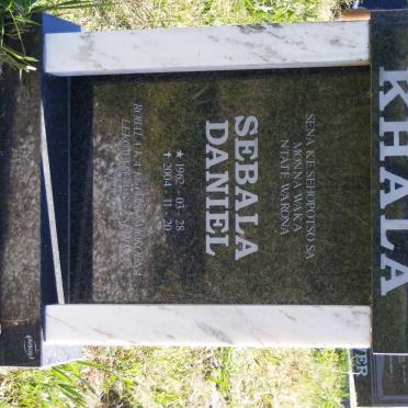 KHALA Sebala Daniel 1962-2004