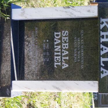 KHALA Sebala Daniel 1962-2004
