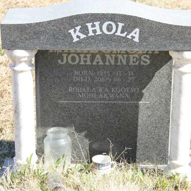 KHOLA ? Johannes 1955-2010