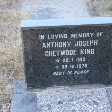 KING Anthony Joseph Chetwode 1919-1978
