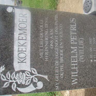 KOEKEMOER Wilhelm Petrus 1937-2001