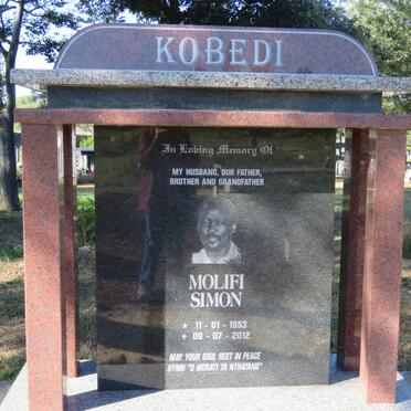 KOBEDI Molifi Simon 1953-2012