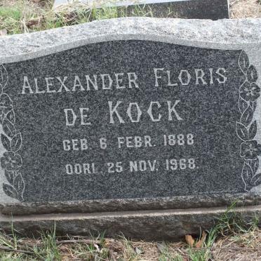 KOCK Alexander Floris, de 1888-1968
