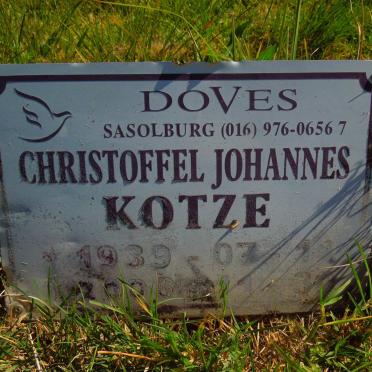 KOTZE Christoffel Johannes 1939-2008