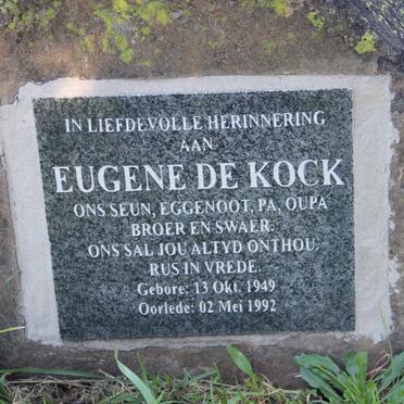 KOCK Eugene, de 1949-1992