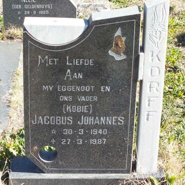 KORFF Jacobus Johannes 1940-1987