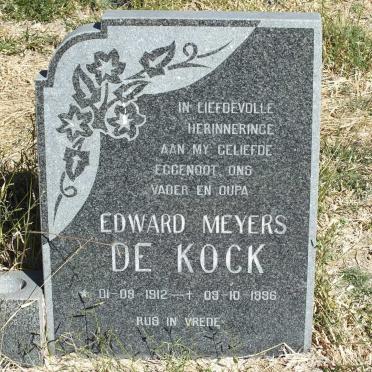 KOCK Edward Meyers, de 1912-1996