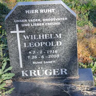 KRUGER Wilhelm Leopold 1916-2010