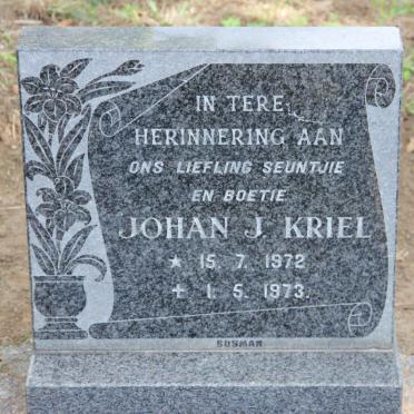 KRIEL Johan J. 1972-1973