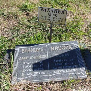 KRUGER Doris 1942-2012 :: STANDER Alec Waldeck 1975-2006
