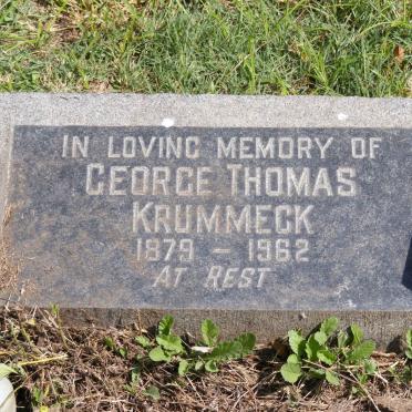 KRUMMECK George Thomas 1879-1962