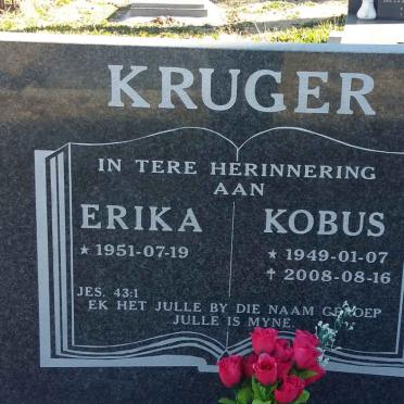 KRUGER Kobus 1949-2008 &amp; Erika 1951-