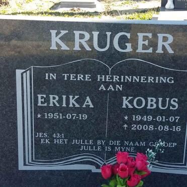 KRUGER Kobus 1949-2008 &amp; Erika 1951-