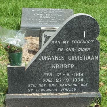 KRUGER Johannes Christiaan 1919-1964